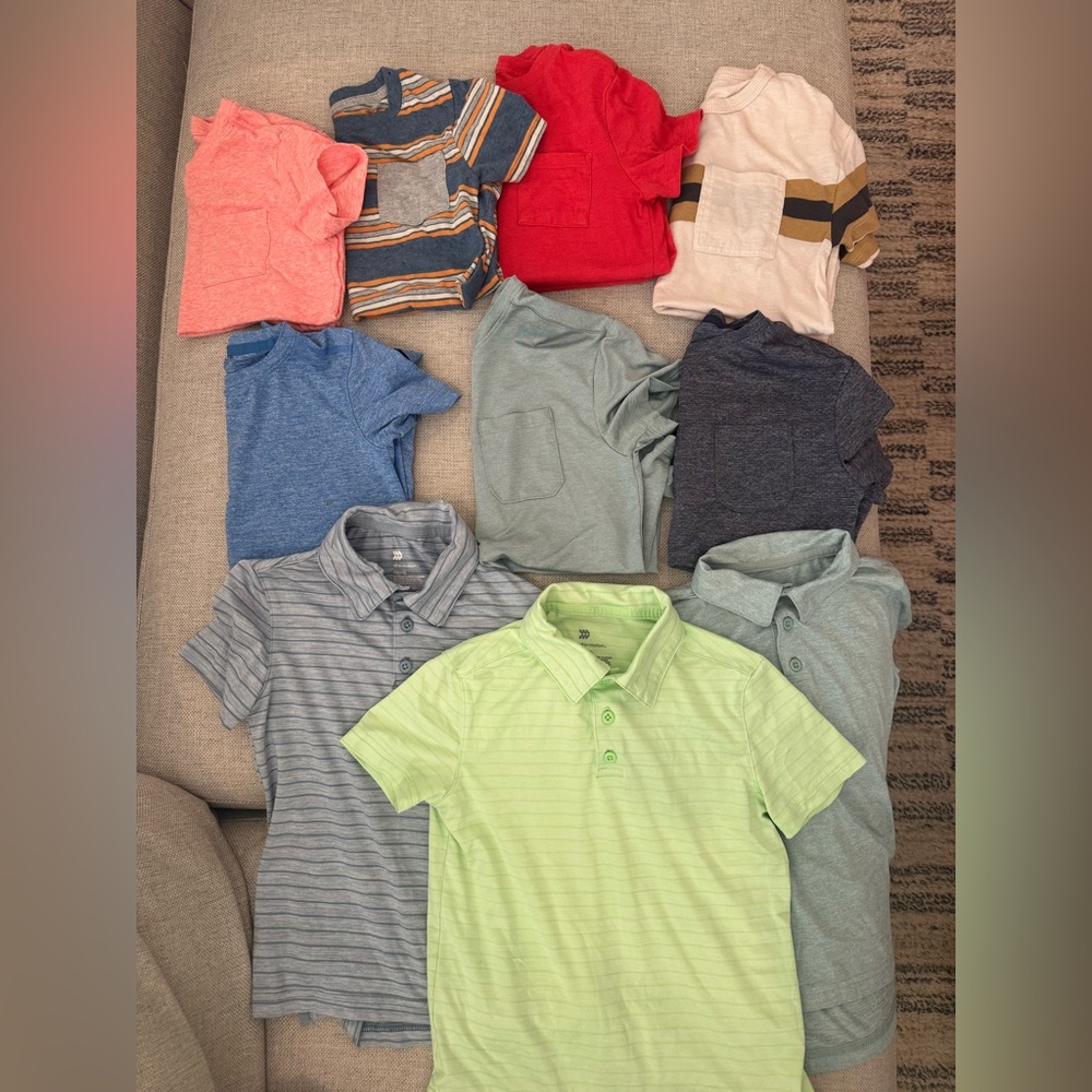 10 boys Target All In Motion shirts XS